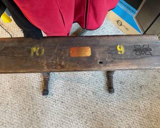 Original U of M Stadium Seat w/ Plaque #9
