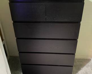 Dark wood dresser