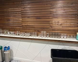 Tons of beer glasses and mugs