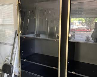 Pair of display cabinets (match coffee table)