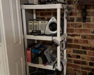 Speakers, antennae, electronics, keyboards