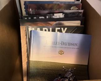 Vintage Harley manuals and catalogs