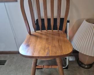 Bar stool, oak. Qty 2