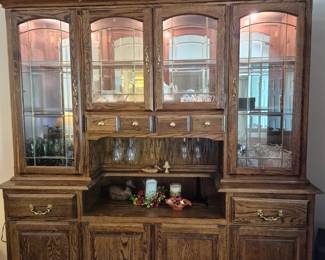 China Cabinet. Comes apart.