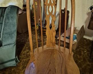 Oak chairs that go with oak table