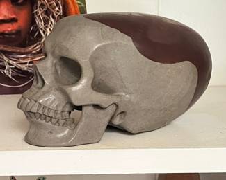 Stone skull