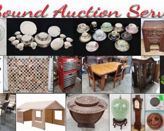 SAS Sterling Tea Set, Asian, Coins Online Auction