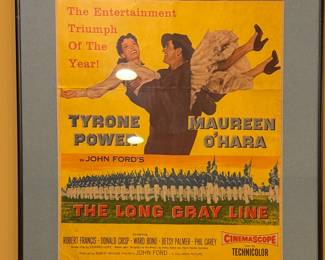 Matted and Framed Movie Poster - "The Long Gray Line" - 54/483