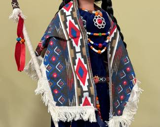 Indigenous American Porcelain Doll