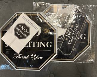 No Soliciting Signage