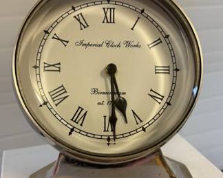 Desk Clock - Imperial Clock Works Birmingham est. 1792