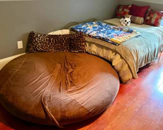 Bed and Bean Bag Chair