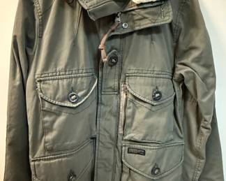 Abercrombie & Fitch Faux Fur Collar, Hooded Jacket