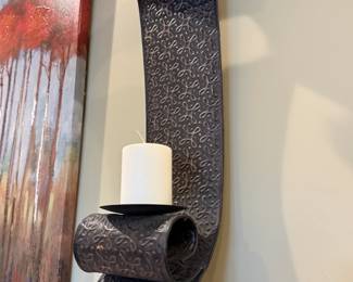 Pair of Candle Wall Sconces 