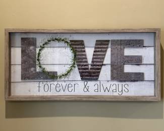 Wall Art - Love, Forever and Always