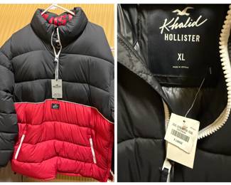 Khalid Hollister 1/2 Zip Puffer Jacket