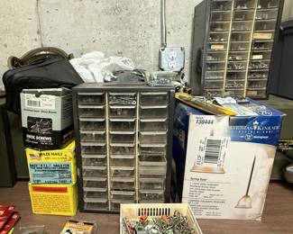 Nails, Screws, Hardware - Storage