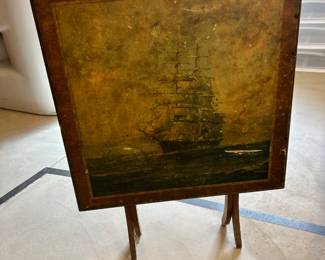 Amazing Old Ship Painting on Table