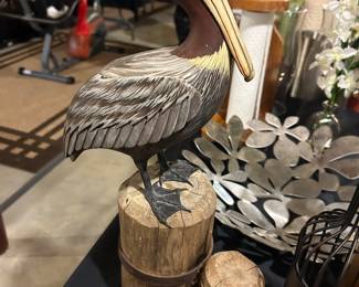 Carved Pelican