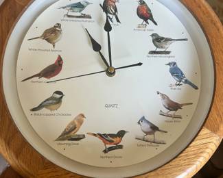 Audubon Chirping Bird Clock