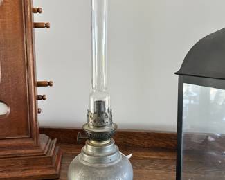 Pewter Oil Lamp