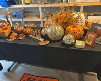 Lots of Halloween and Autumn Decor