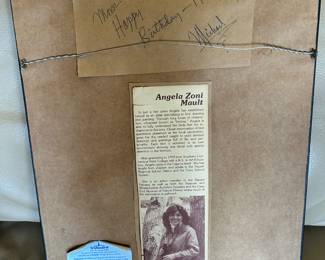 Black Caps Lithograph by Angela Zoni Mault