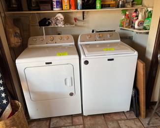 Maytag washer and dryer 1 year old