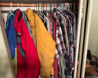 Men’s Coats, Shirts, Dress Clothes