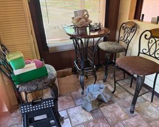 Breakfast Table and Four Chairs