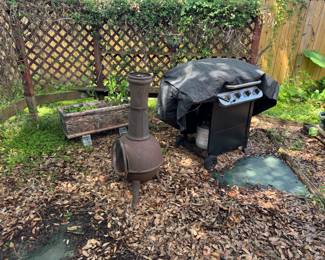 Yard Chimney, Gas Grill