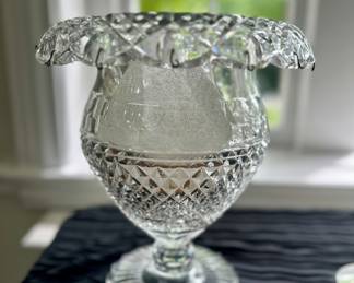 Cut crystal centerpiece 