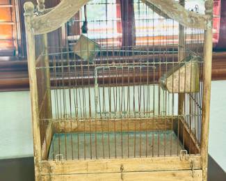 Antique birdcage