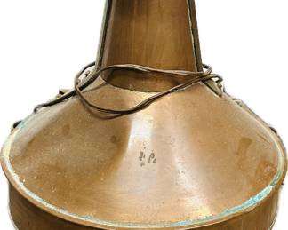 Masthead ship's copper and bronze lantern RMS Queen Mary