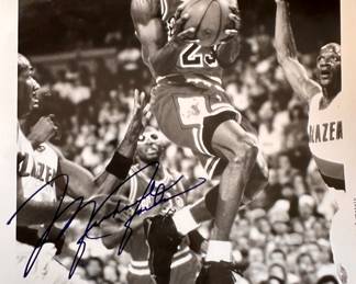 Michael Jordan signed photo