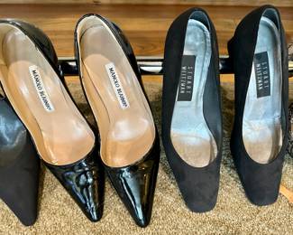 Ladies shoes including Manolo Blahnik, Stuart Weitzman