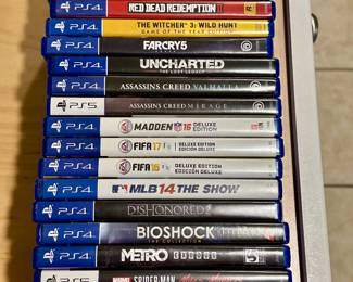 PS4 and PS5 games