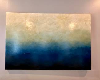 Nicolette Capuano "Blue Ombre"; 60" x 40"