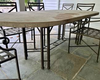 Brown Jordan "Venetian" Outdoor Table and Chairs
