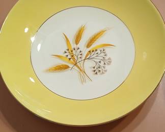 Autumn gold pattern. From the 50s. Assorted pieces.