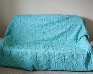 Convertible trundle type bed.
