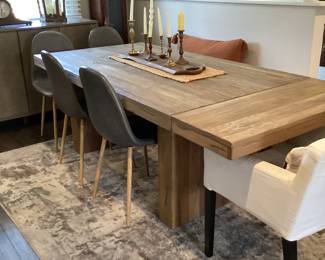Contemporary Dining Table $150-$200 comes with seating.