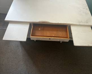 Wooden desk. Project piece with good bones. Available for presale. Text 407-448-3093.