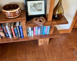 Bookcase. Handcrafted by homeowner. L-63, W-11, H-38. Available for presale. Text Sara at (407) 448-3093.