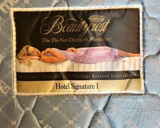 BeautyRest mattress, boxspring & bed frame. Available for presale. Text Sara at (407) 448-3093.