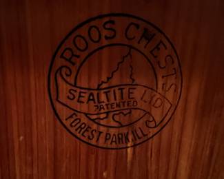 Vintage Roos Cedar Chest. L-46, W-18, H-23