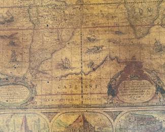 Matching coffee and side table. Coffee table: L-36, W-36, H-19 ; side table: L-29, W-22, H-23. Available for presale. Text Sara at (407) 448-3093.