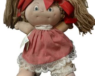 Cabbage Patch KidLike Cloth Doll Signed