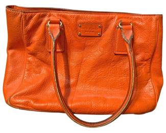 Kate Spade Bright Orange Circle Bag Purse