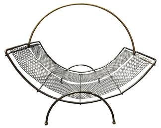 Mesh Mid Century Magazine Rack